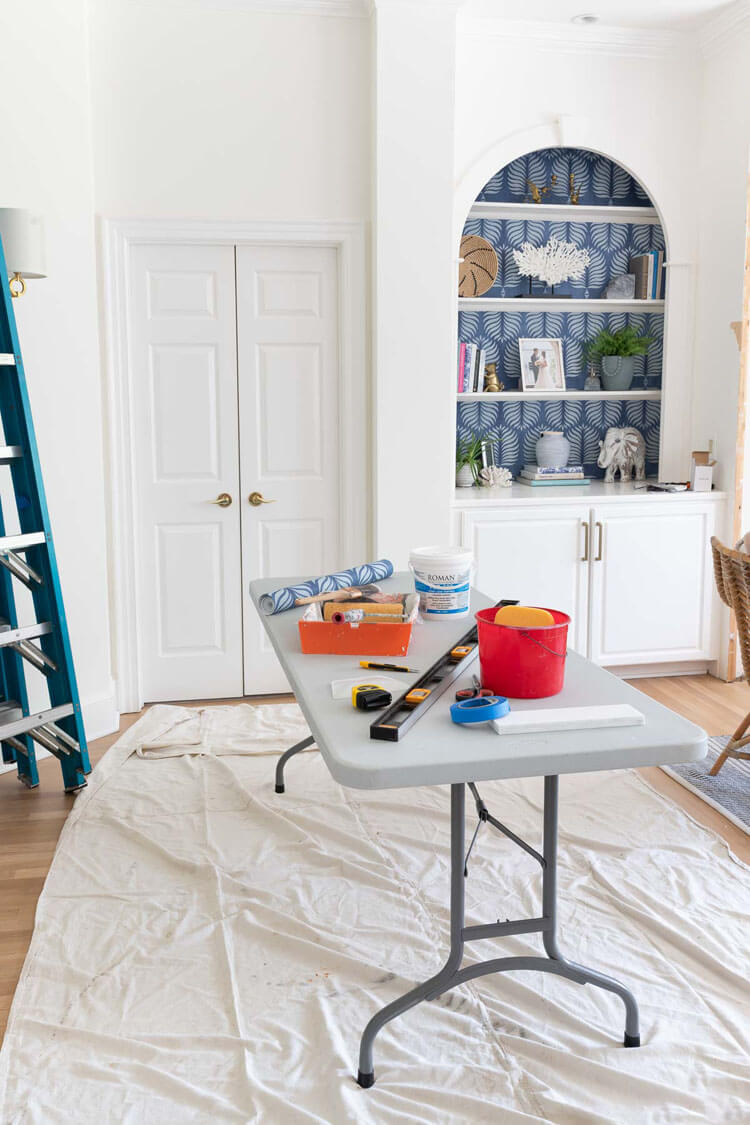 صفر تا صد نصب کاغذ دیواری