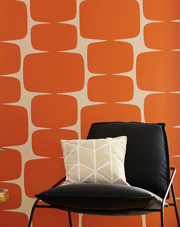 سبک مدرن برای کاغذ دیواری با الگوی هندسی