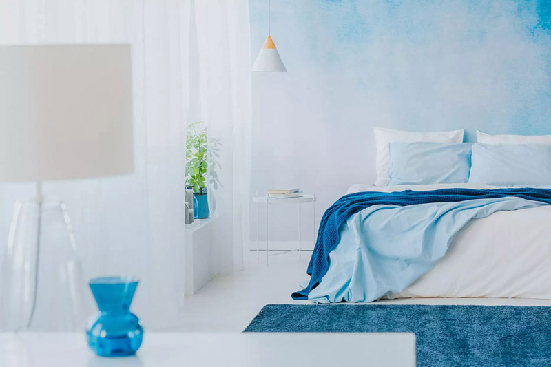  رنگ آبی برای اتاق خواب