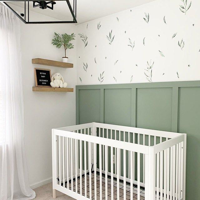 تم سبز برای کاغذ دیواری اتاق کودکان