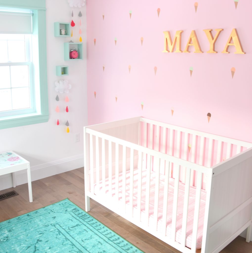 کاغذ دیواری اتاق دخترونه کودک