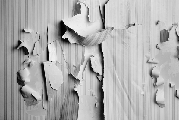 ترک زیر کاغذ دیواری