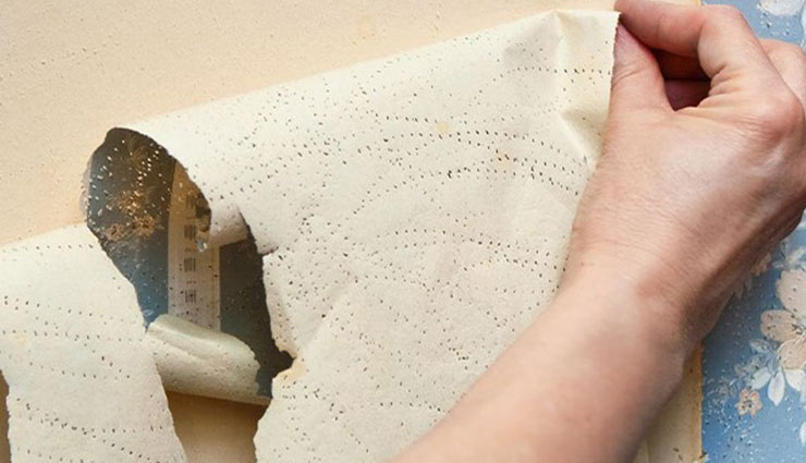 کندن کاغذ دیواری