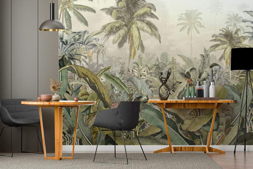 کاغذ دیواری سه بعدی با طرح طبیعت