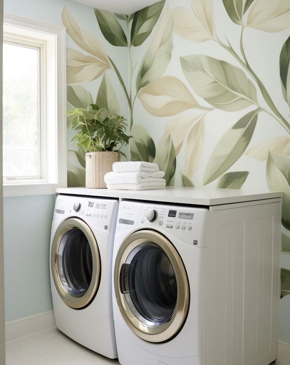 کاغذ دیواری لاندری روم