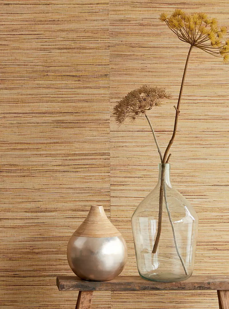 نصب کاغذ دیواری گیاهی