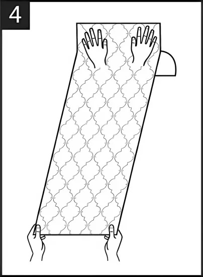 مراحل نصب کاغذ دیواری چسبی