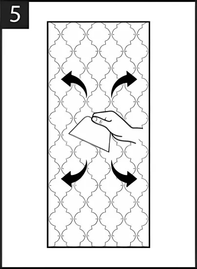 آموزش نصب کاغذ دیواری پشت چسبدار