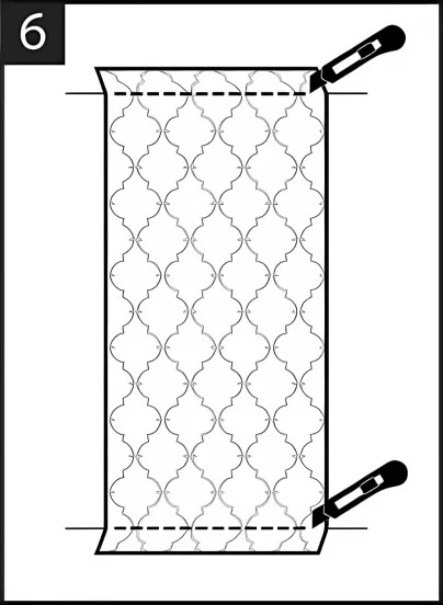 نصب کاغذ دیواری چسبی