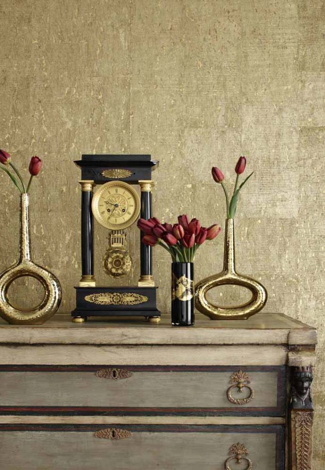 موارد استفاده از کاغذ دیواری چوب پنبه ای