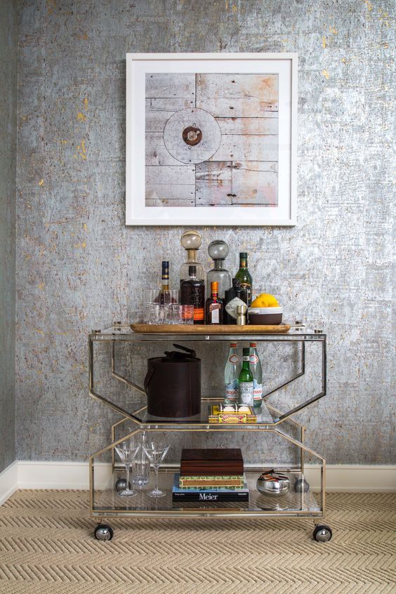 مراحل نصب کاغذ دیواری چوب پنبه ای