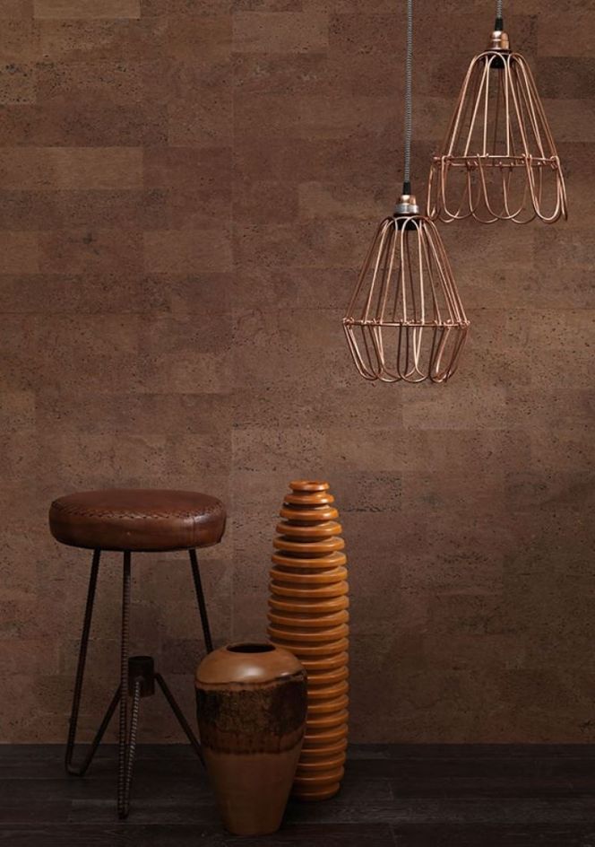 کاربرد کاغذ دیواری چوب پنبه ای در خانه