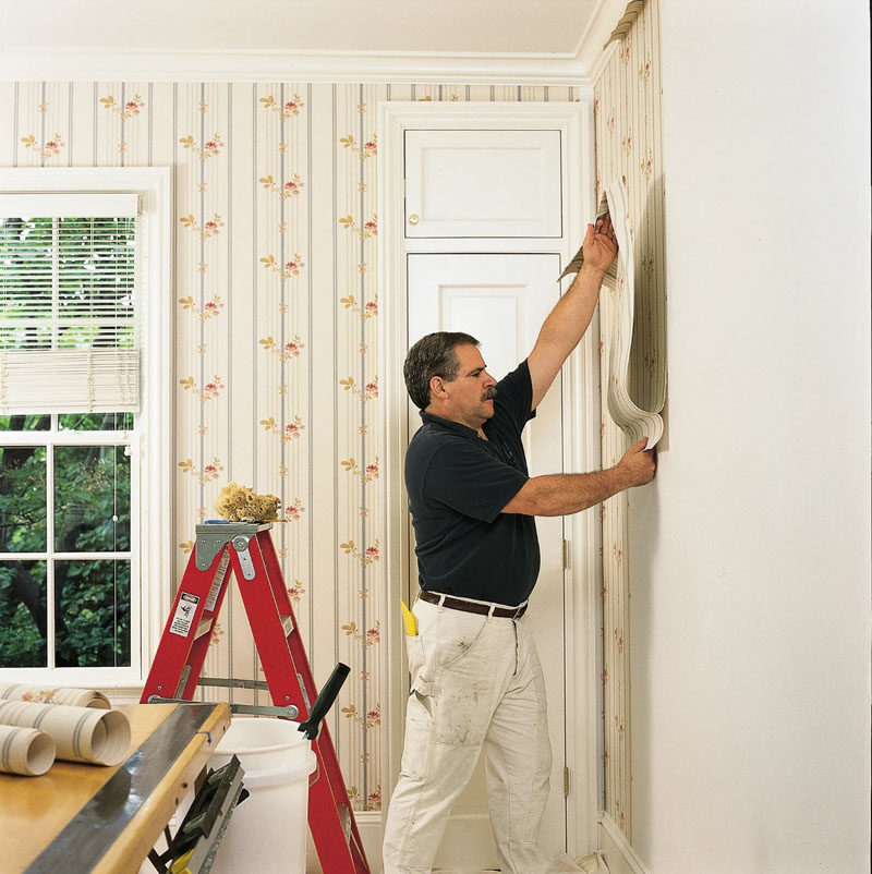 روش های صاف کردن چین و چروک کاغذ دیواری