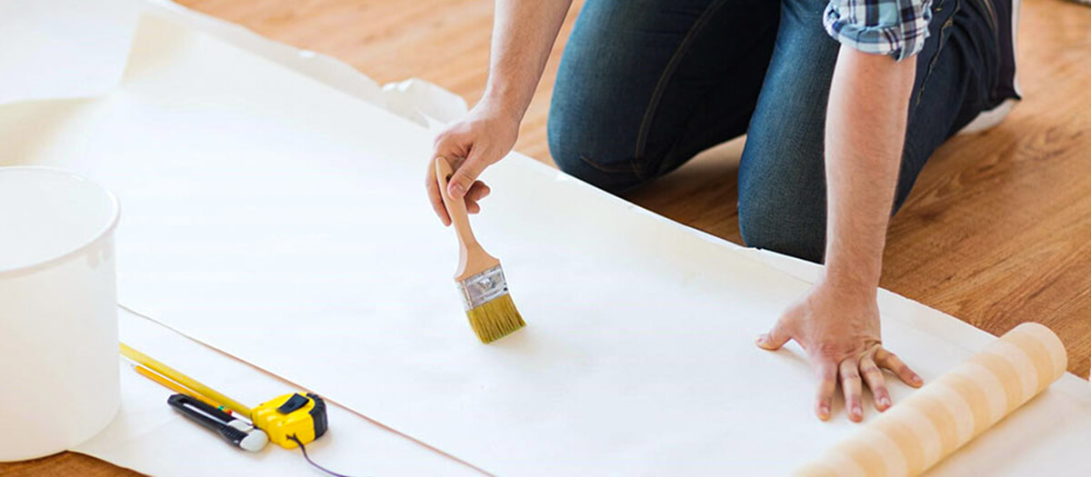 بهترین چسب برای نصب کاغذدیواری