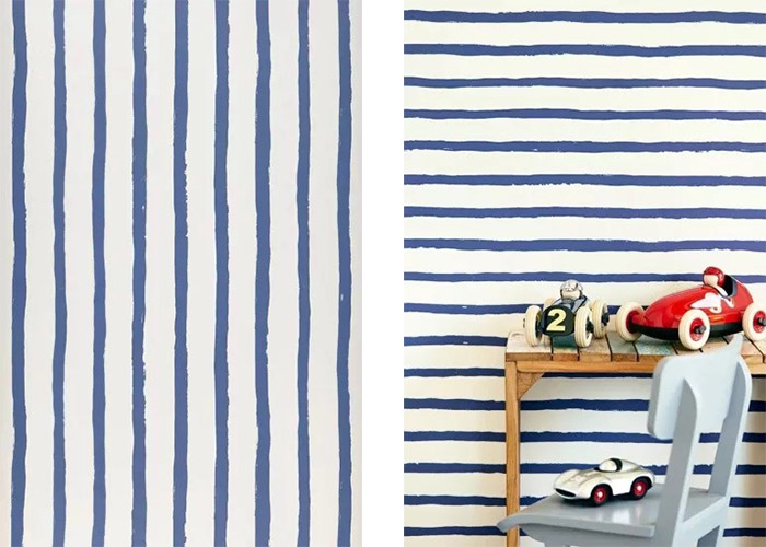 روش های نصب کاغذ دیواری افقی